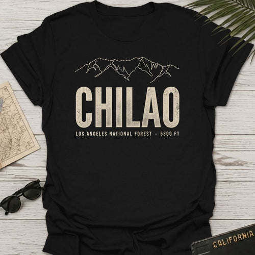 Chilao Los Angeles Line Art T-Shirt