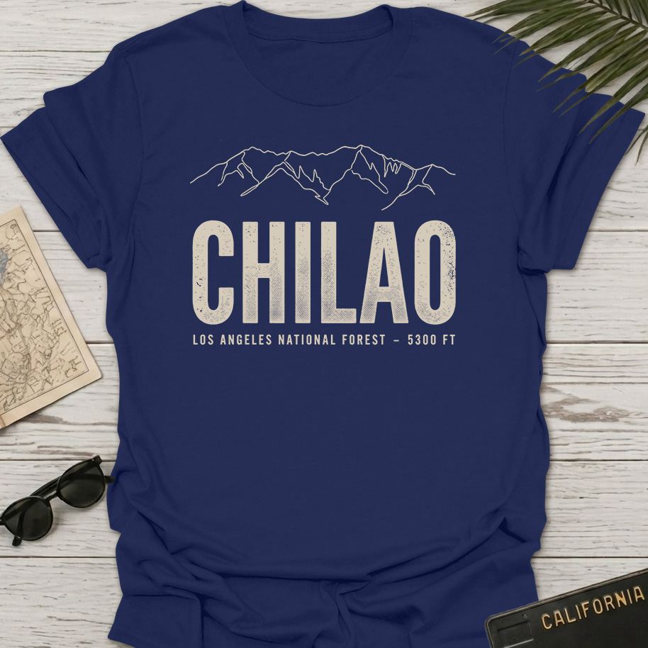 Chilao Los Angeles Line Art T-Shirt