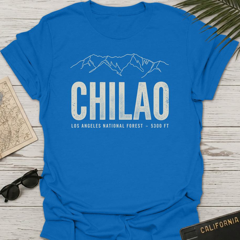 Chilao Los Angeles Line Art T-Shirt