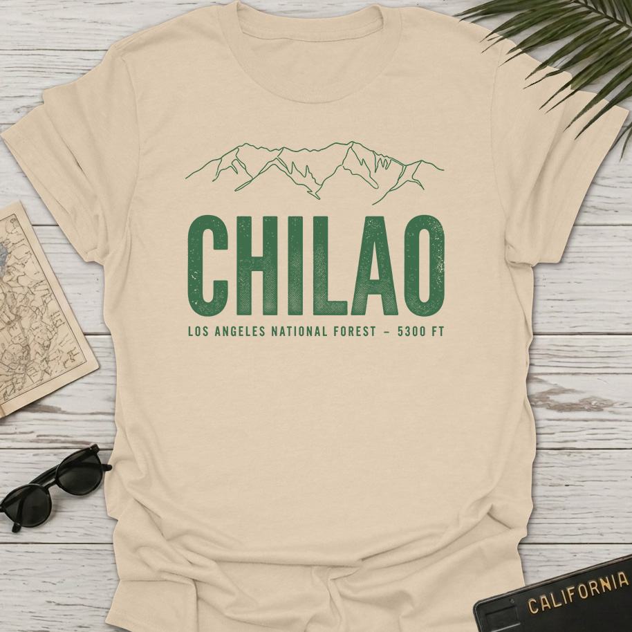 Chilao Los Angeles Line Art T-Shirt