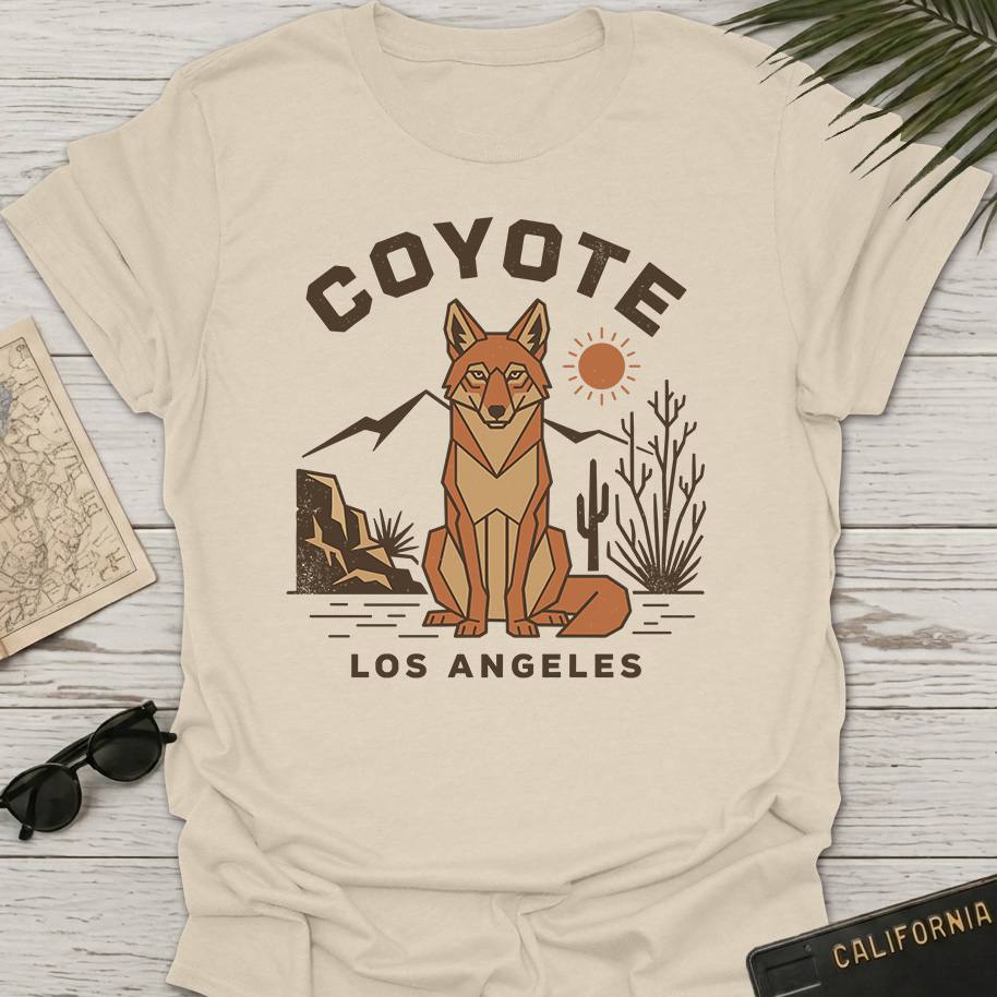 Coyote Illustration T-Shirt