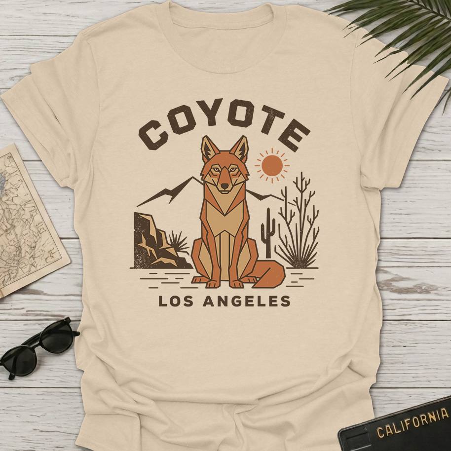 Coyote Illustration T-Shirt