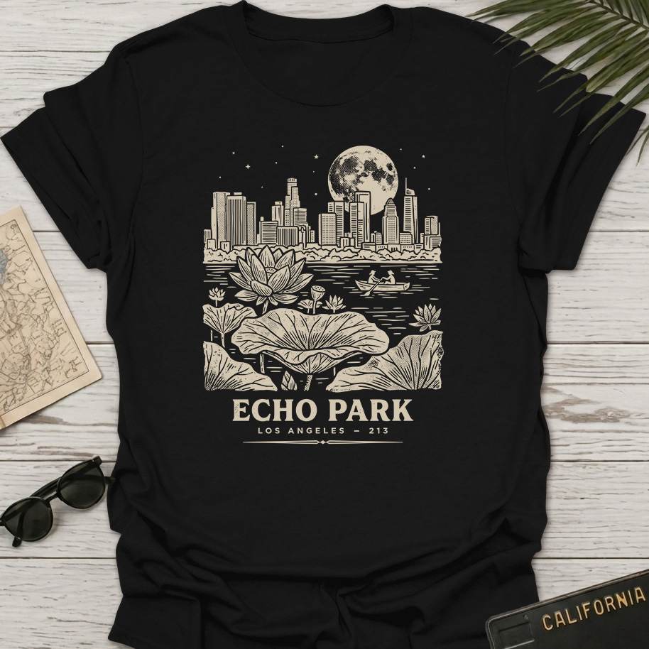 Vintage Echo Park Lotus T-Shirt