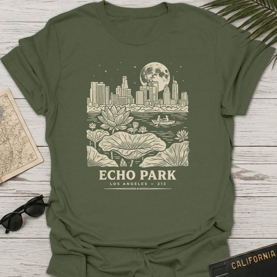 Vintage Echo Park Lotus T-Shirt