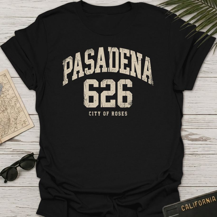 Vintage Collegiate Pasadena 626 T-Shirt