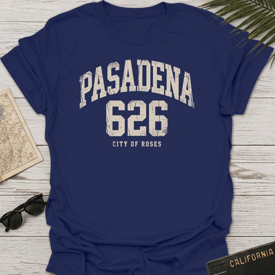 Vintage Collegiate Pasadena 626 T-Shirt