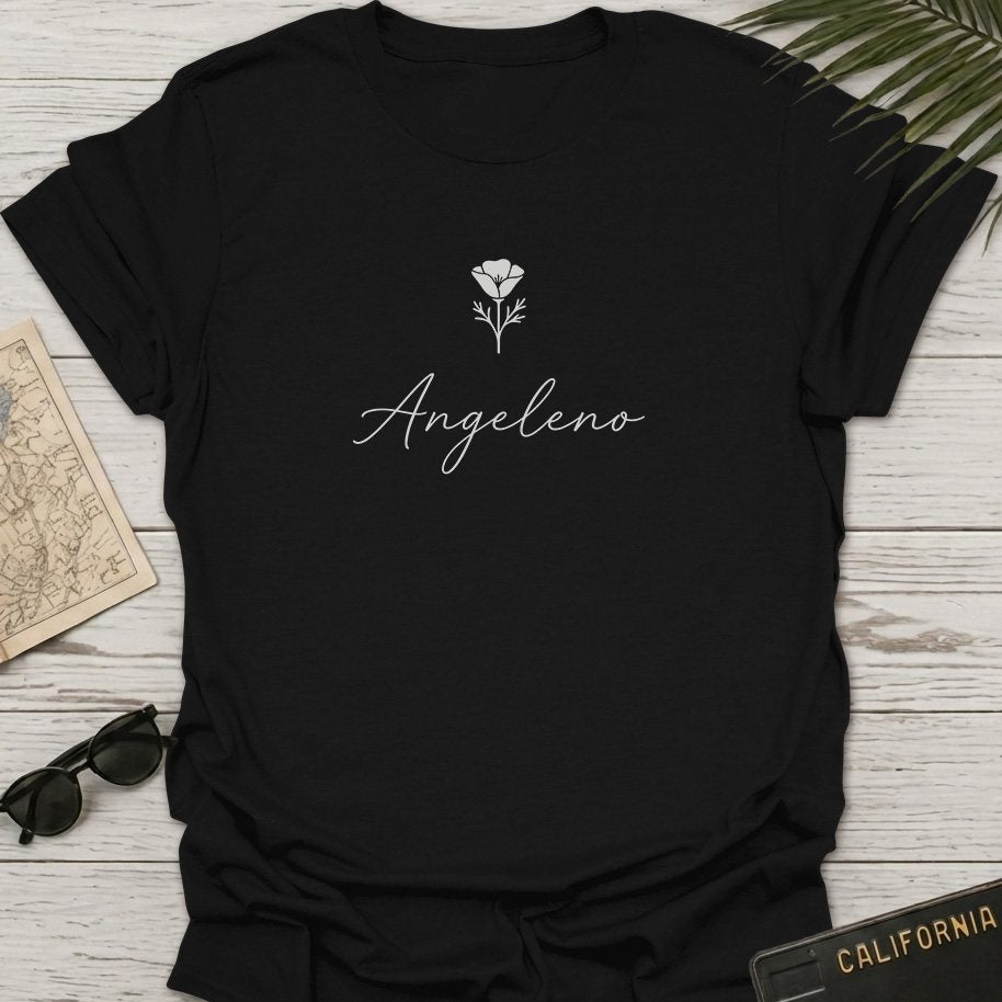 California Poppy Minimalist T-Shirt