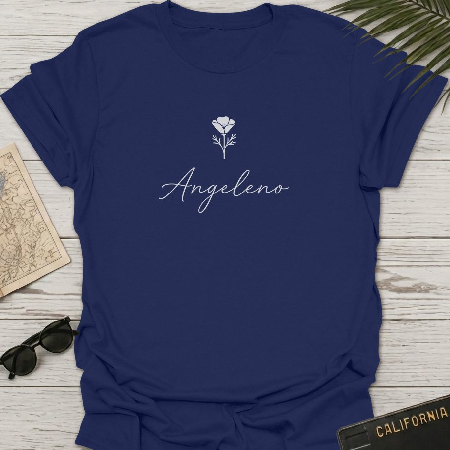 California Poppy Minimalist T-Shirt