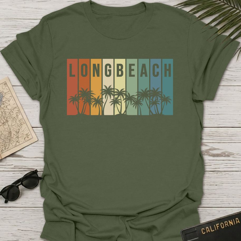 Long Beach Color Bars T-Shirt