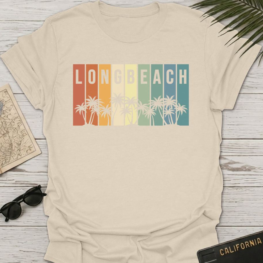 Long Beach Color Bars T-Shirt